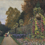 奥地利萨尔茨堡里的中国蜀葵