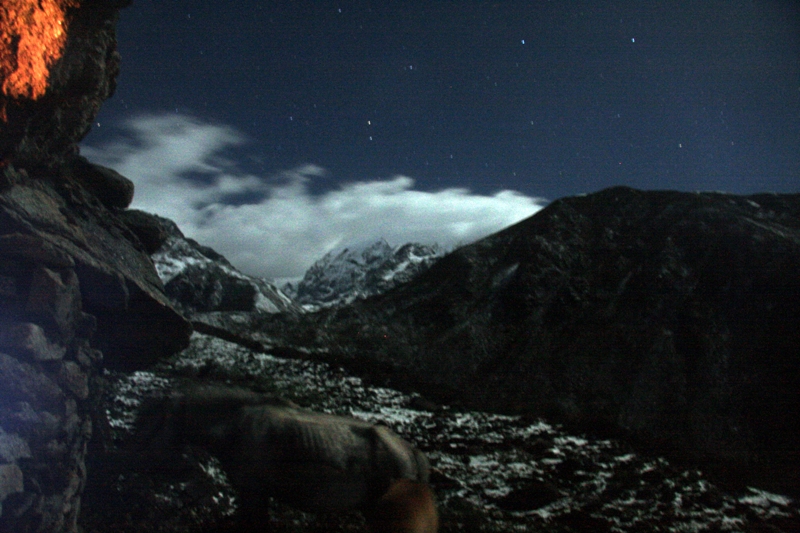 雪夜星空